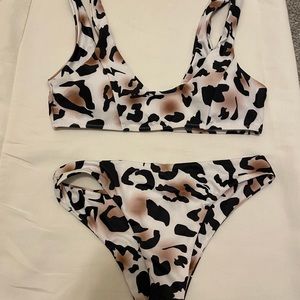 Cheetah print bikini